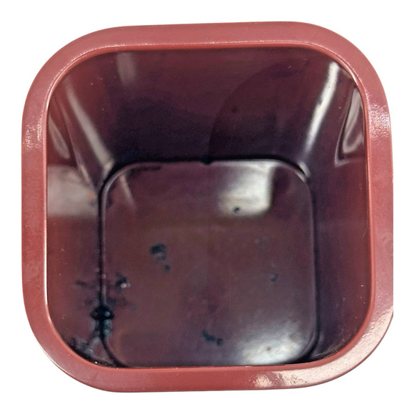 Vintage Radius One Pen Holder Maroon William Sklaroff Plastic Desk Office 1980's - Picture 8 of 8